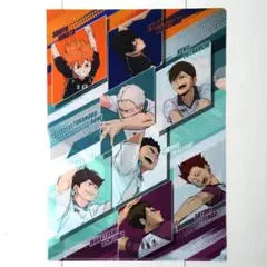 セブンイレブン ハイキュー!! クリアファイル 烏野 音駒 稲荷崎 梟谷 1枚