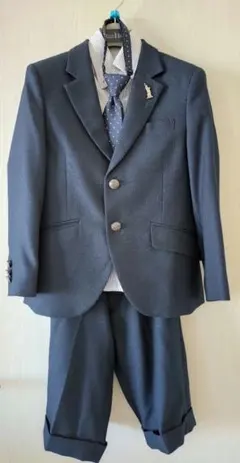 キッズフォーマルスーツ ネイビー 120cm EASTBOY 入学式　卒園式
