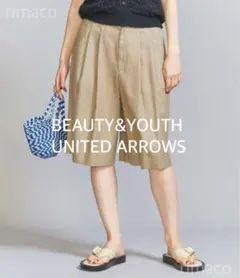 BEAUTY&YOUTH◆ツイル タック ショーツ