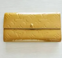 LOUIS VUITTON ヴェルニ ベージュ 長財布