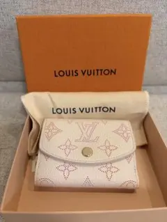 極美品 希少Louis Vuitton 三つ折り財布 日本限定色M25640箱付