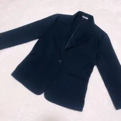 GLACIER テーラードジャケット M ブラック　一つボタン　薄手　春夏用