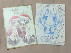 佐倉杏子　美樹さやか　ポストカード　クリスマス限定 まどマギ 叛逆の物語