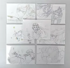 全修。原画くじ ポストカード セット アニメ