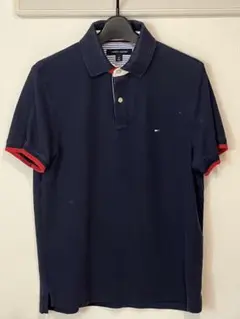 【トミーヒルフィガー】ネイビー ポロシャツ