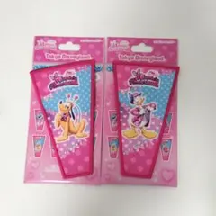 ディズニーパルパルーザ ワッペンアクセサリー ドナルド プルート2個セット