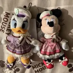 タグ付き❗️【ミニー　デイジー　ぬいぐるみバッジ】ディズニーパルパルーザ