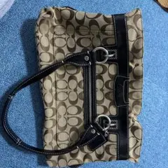 Coach トートバッグ ベージュ/ブラック