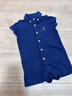 Ralph Lauren ネイビー 半袖ロンパース　9m 75サイズ　男の子