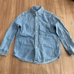 Ralph Lauren デニム長袖シャツ キッズ用