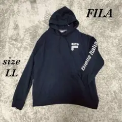 フィラ (LL) パーカー プルオーバー 長袖 トレーナー スウェット 裏起毛のサムネイル