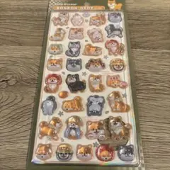 【正規品】ボンボンドロップシール　柴犬　和柄