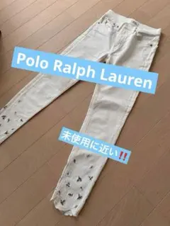 ☆【未使用に近い！】Polo Ralph Lauren ホワイト刺繍 26☆