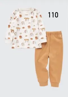 ユニクロ パンどろぼう パジャマ 長袖 110