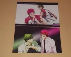 黒子のバスケ イラストシート ポストカード 赤司 緑間