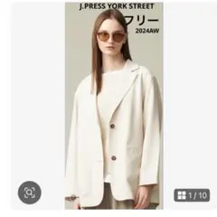 新品同様 2024AWJ.PRESS YORK STREET ジャケットホワイト