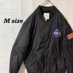H&M NASAモデルフライトジャケット　MA-1