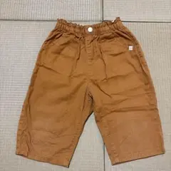 ブラウン パンツ 七分丈