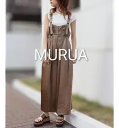 美品 ムルーア サスペンダー ハイウエストパンツ サロペットのサムネイル