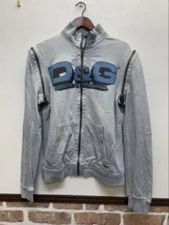 D&G DOLCE & GABBANA ジップアップスウェット グレーのサムネイル