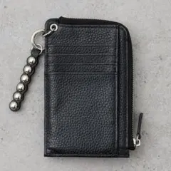 美品★本革スタッズフラグメントケース 黒 インフルエンサーほし企画