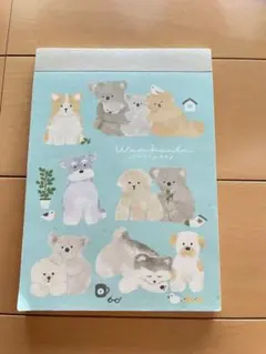 【おひるね日和】 メモ帳 ゆるふわ パステルカラー くすみ ナチュラル