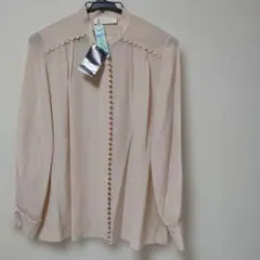Chloé ビッグ フリル 長袖 ブラウス 40 日本製 カーキ クロエ - メルカリ