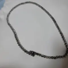 ブラックルチルネックレス５㎜