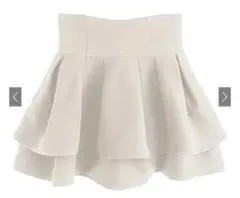 GRL インパン裏地付きフレアミニスカート[gm772] ホワイト