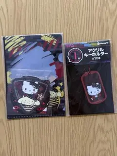 サンリオ PUNKS Party アクリルキーホルダーとステッカー ハローキティ