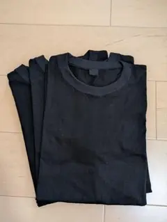 3枚セット　90s 　半袖　Tシャツ シングルステッチ　後染めブラック　フェード