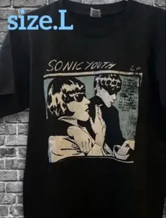 sonic youth ソニックユース キムゴードン Tシャツ XL 黒 Sonic Youth 「ソニックユース」「Goo」 バンドTシャツ ロックTシャツ