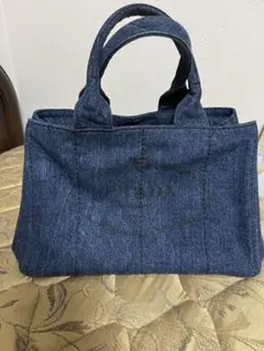 プラダ　カナパ　デニム　美品　サイズTU