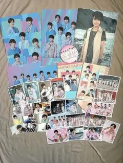 なにわ男子　公式グッズ　まとめ売り　ローソンコラボ　生写真17枚含