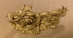 yn437】銅器 金龍 風水 開運 置物 グッズ ゴールデンドラゴン - メルカリ