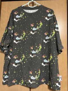 LINK@ リトシー ディズニー コラボ ピーターパン 総柄 Tシャツ 170