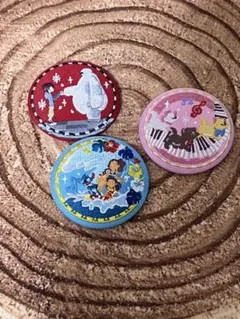 ディズニー刺繍缶バッジ2