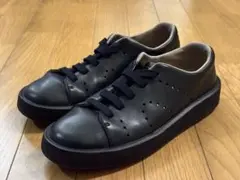 【CAMPER】COURB プレーントゥ レースアップスニーカー 25cm