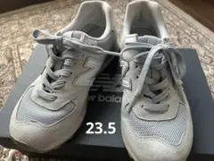New Balance 574 スニーカー 23.5 白 WL574OAA