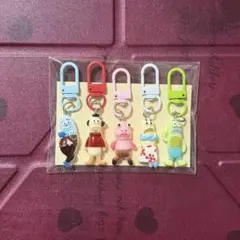 スポンジボブ ビキニボトムバディーズ 5個セット キーホルダー キーリング