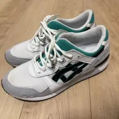 アウェイク ニューヨーク × アシックス ゲルライト 3 グリーン 26.5cm 