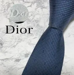 Dior ネクタイ 幾何学柄 ネイビー