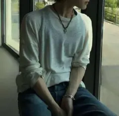 ZARA ビスコース リネン Tシャツ ロンティ シアーTシャツのサムネイル