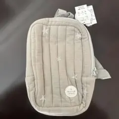 新品タグ付き ベビーポーチ おむつポーチ ナチュラル 韓国風　リュック