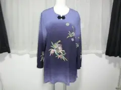 未使用 anklet 長袖 チュニック 3Lサイズ グラデーション ちりめん