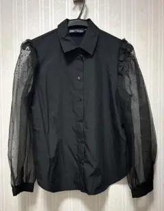 ZARA⭐︎ブラウス⭐︎黒