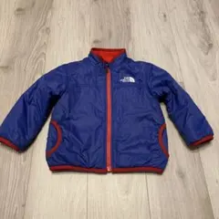 THE NORTH FACE ジップアップアウター リバーシブル青　赤　90