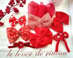 132七五三　100日祝い　お食い初め　ハーフ成人式　753ヘッドドレス