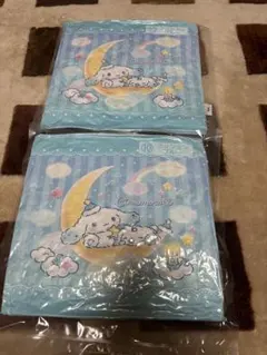 サンリオ　シナモロール　当たりくじ　クッション　ブルー　セット