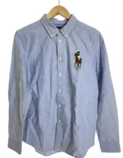 Ralph Lauren 刺繍ロゴ 長袖シャツ XL